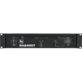 PA2400T Dual 400 W per channel power amplifier